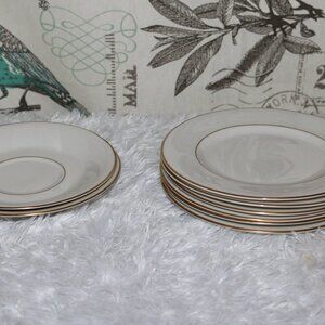Jamestown Syracuse 5 and 5.5 inches dessert and saucer plates set of 8 vintage